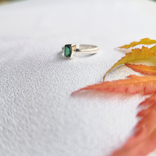 Turmalin-Ring grün Gr. 58