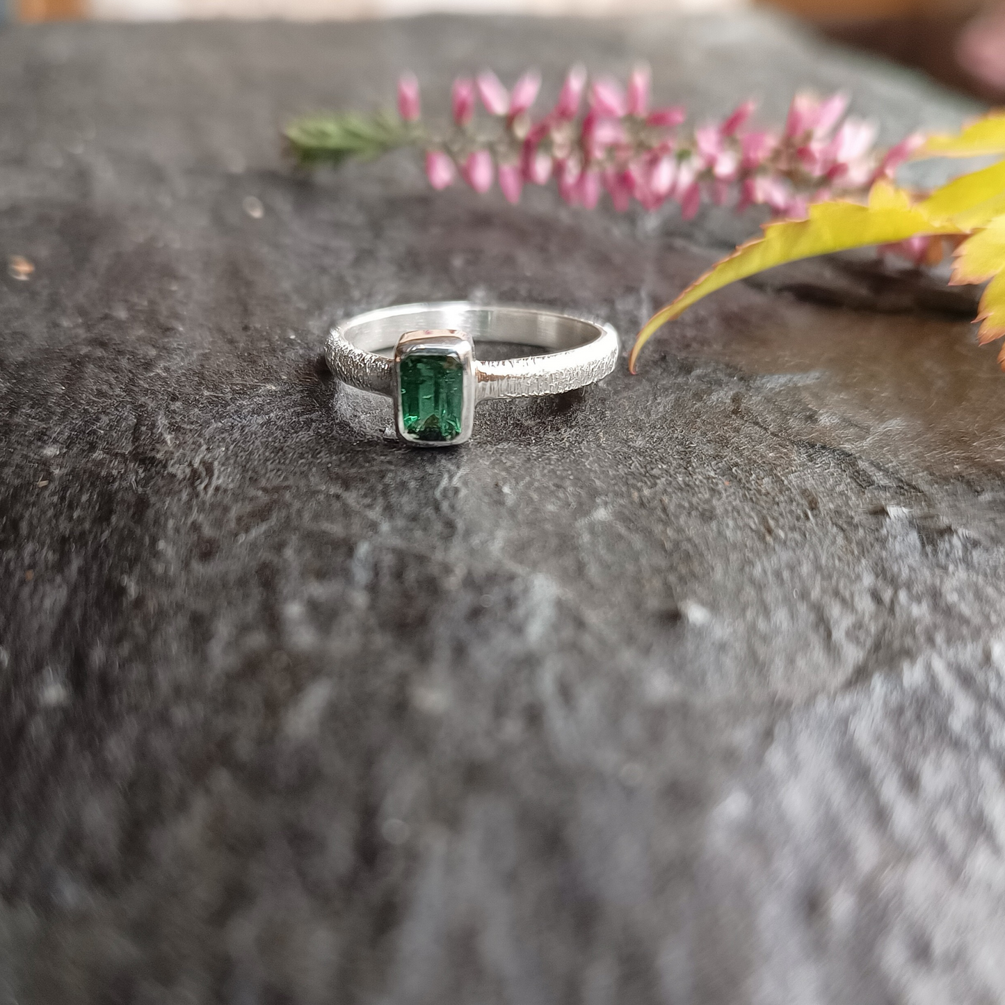 Turmalin-Ring grün Gr. 58