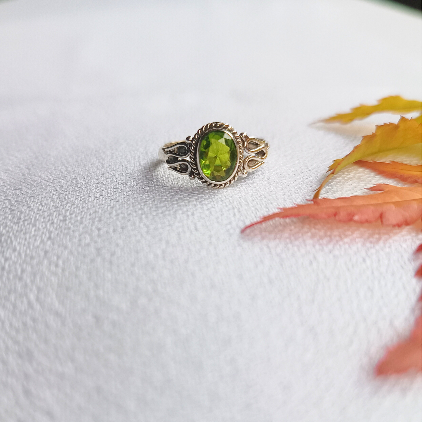 Peridot-Ring Gr. 55