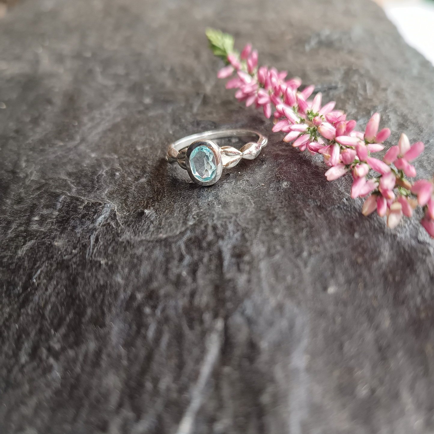 Topas-Ring oval Gr. 54
