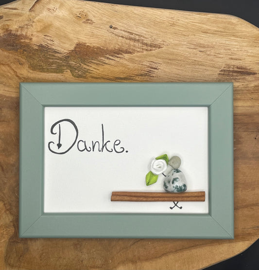 Edelsteinbild Danke
