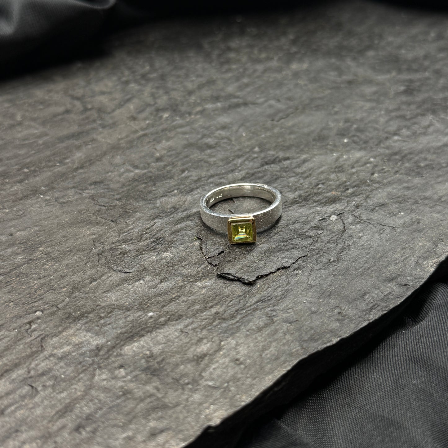 Peridot-Ring Gr. 56