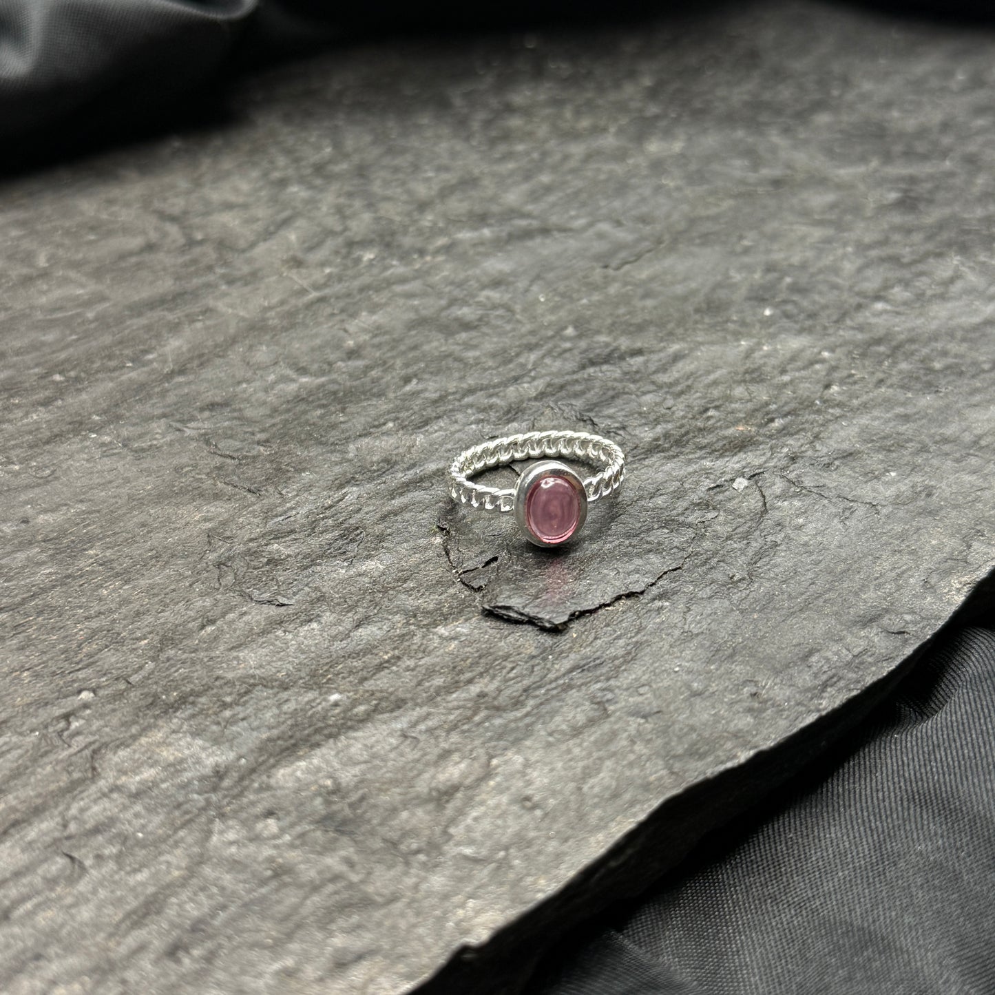 Rubellit-Ring, Gr. 54