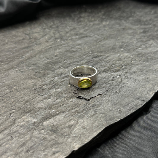 Peridot-Ring oval Gr. 54 - Scholz GmbH