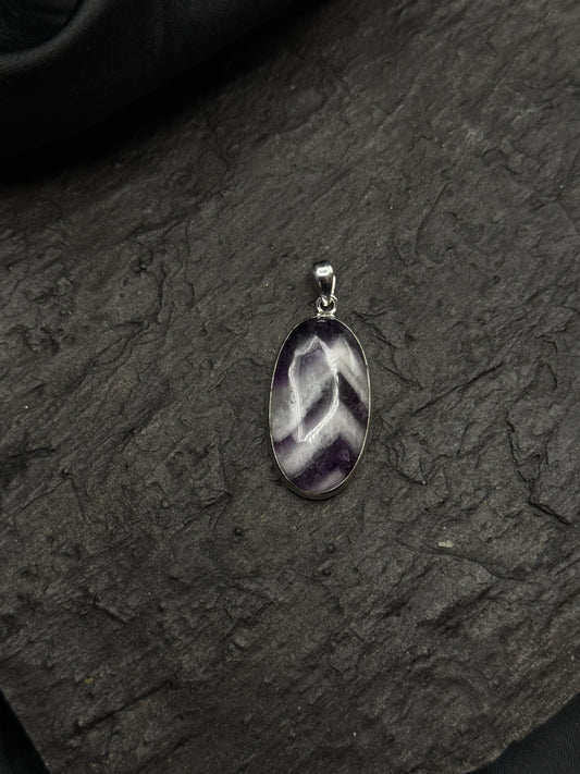 Amethyst Anhänger oval