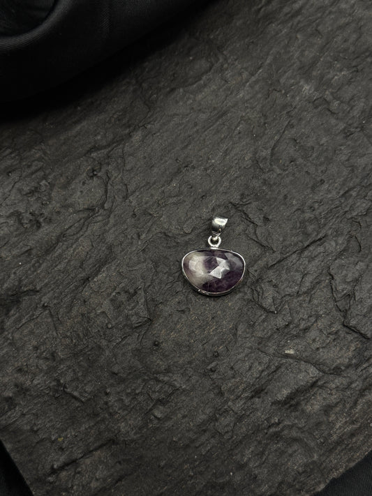 Amethyst-Anhänger, oval