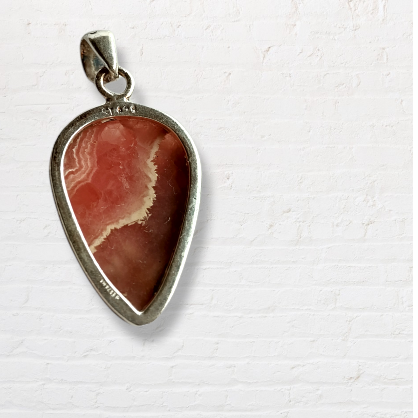 Rhodochrosit Anhänger oval