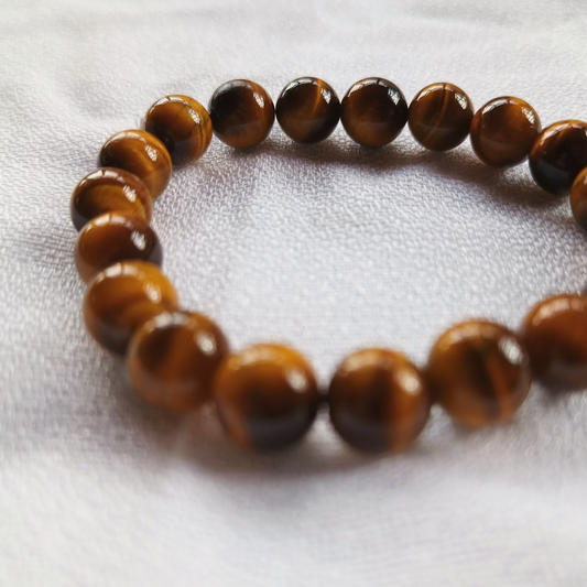 Tigerauge-Armband Kugeln, Ø 10 mm