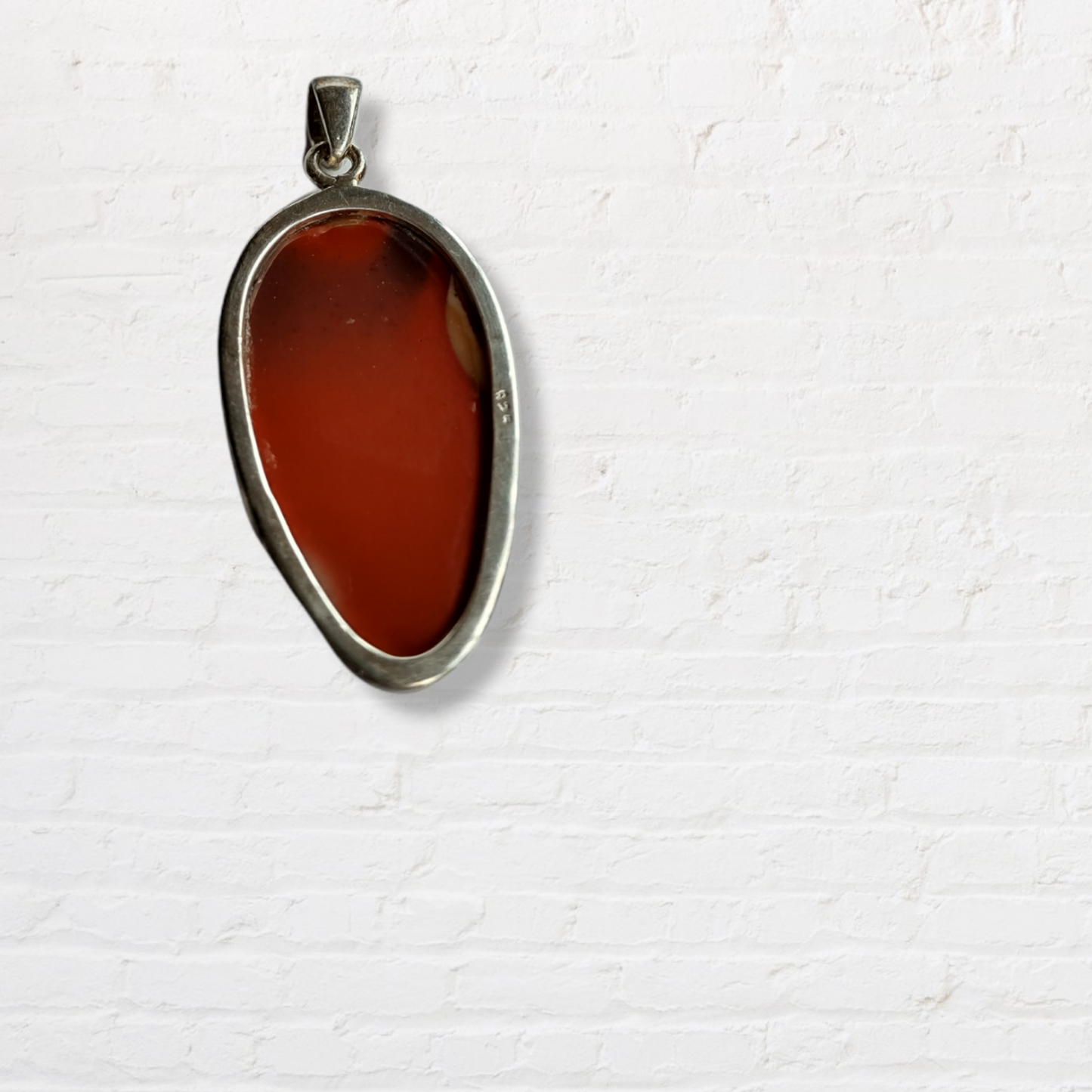 Mookait Anhänger oval