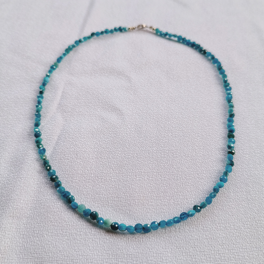 Apatit-Kette facettiert Ø 4mm