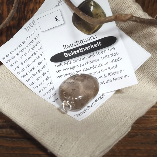 Rauchquarz Anhänger Belastbarkeit