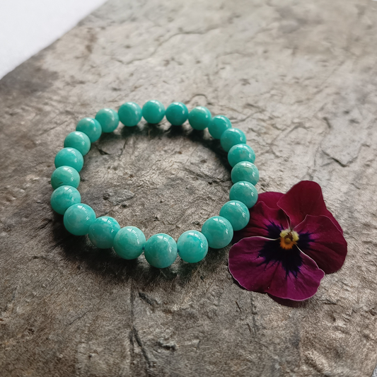 Amazonit Armband, Kugeln, Ø 8mm