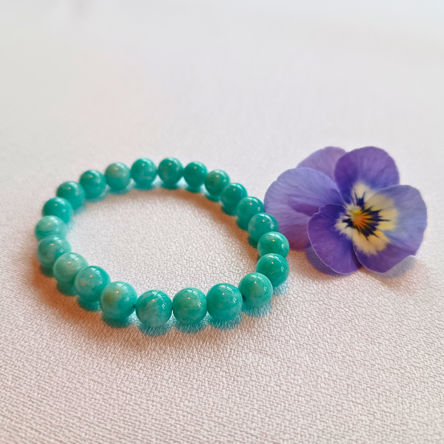Amazonit Armband, Kugeln, Ø 8mm