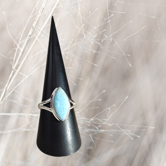 Larimar-Ring, Gr. 55