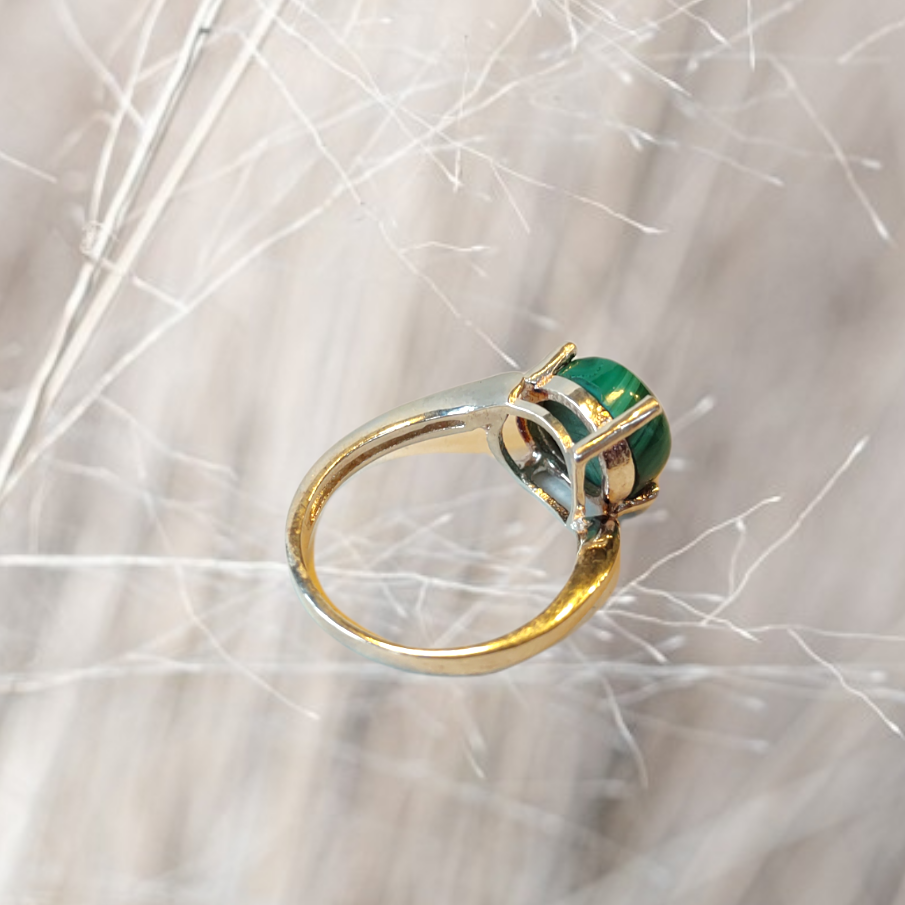 Malachit-Ring, Gr. 56