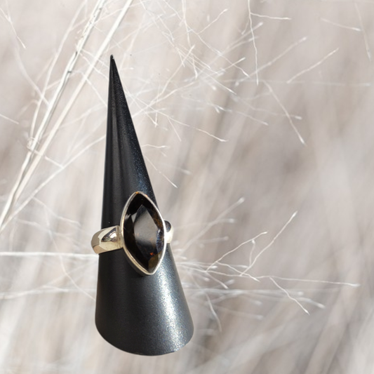 Rauchquarz-Ring, Gr. 56