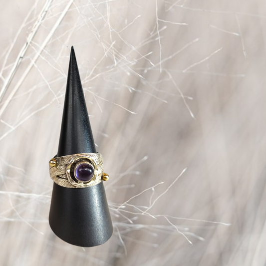 Amethyst-Ring, Gr. 56