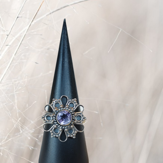 Amethyst-Ring, Gr. 56