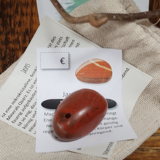 Jaspis rot Anhänger Willenskraft