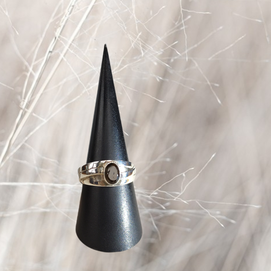 Rauchquarz-Ring, Gr. 58