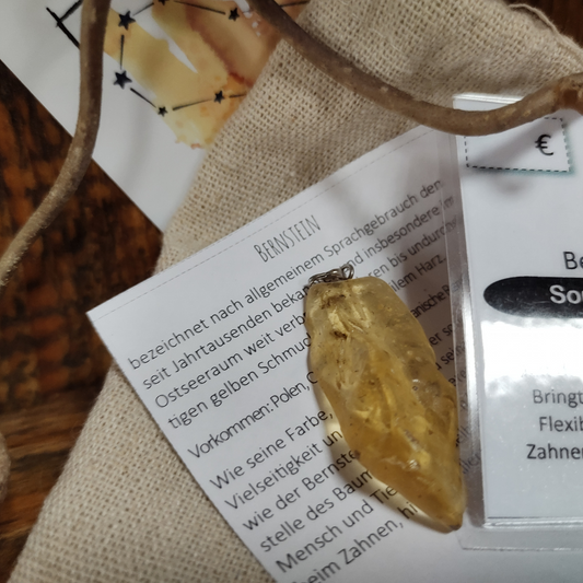 Bernstein Anhänger Sorglosigkeit