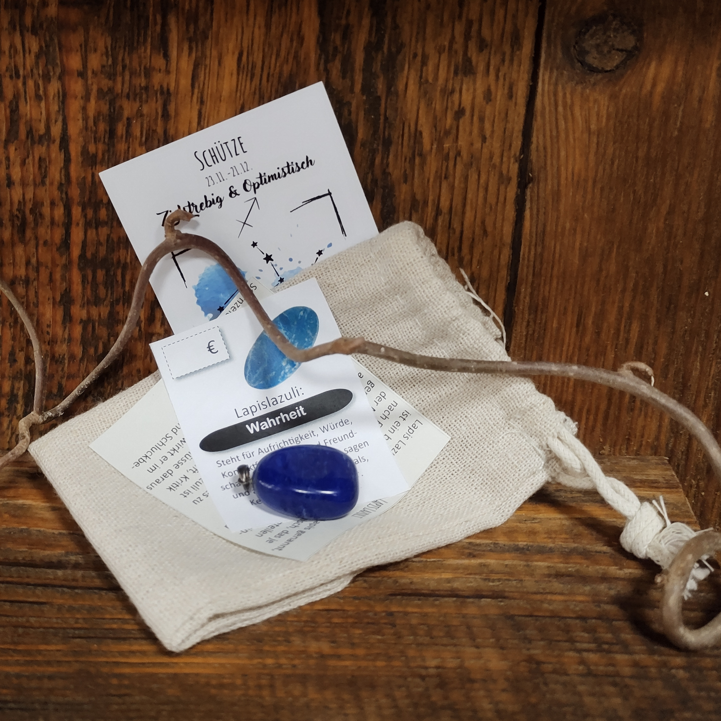 Lapislazuli Anhänger Wahrheit