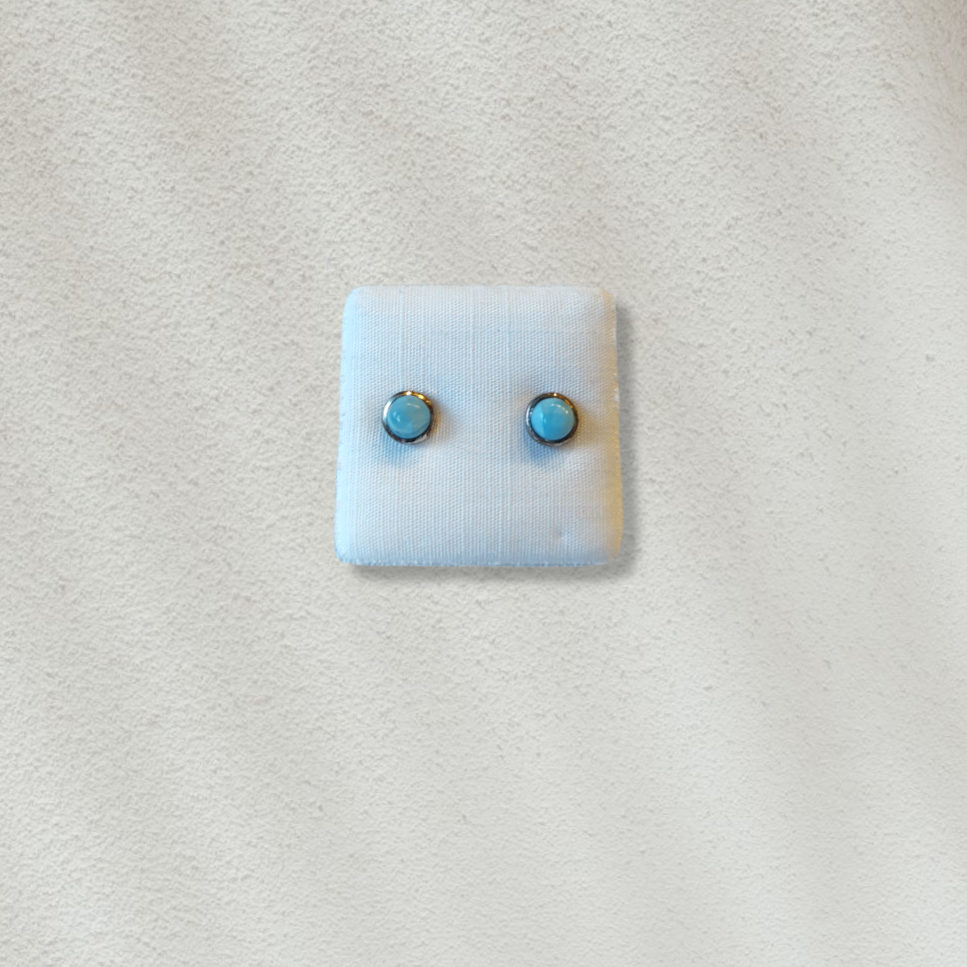 Larimar-Ohrstecker