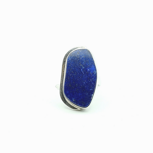 Lapislazuli Ring, freeform, GR 56