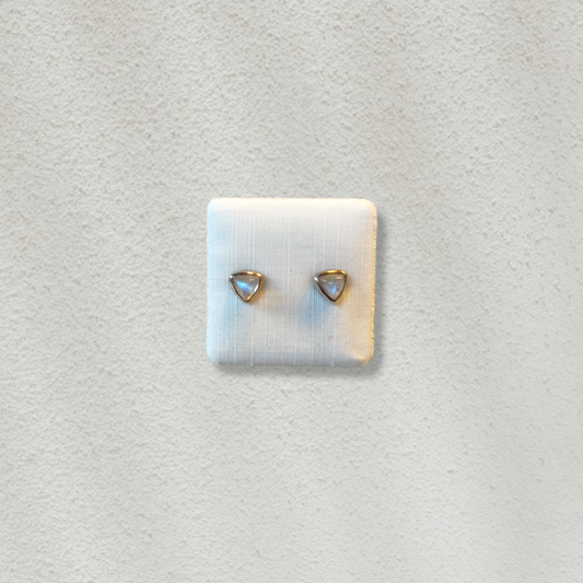 Labradorit-Ohrstecker