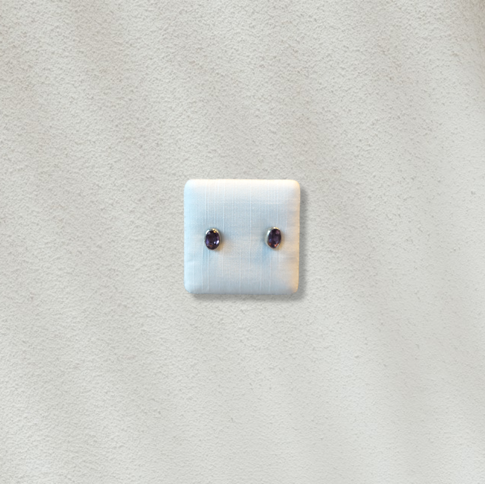 Amethyst-Ohrstecker
