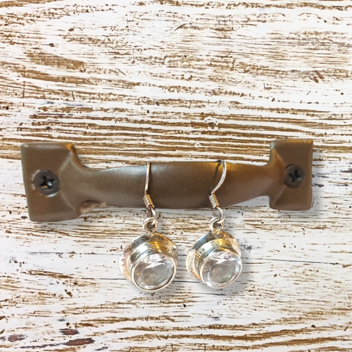 Bergkristall-Ohrhänger