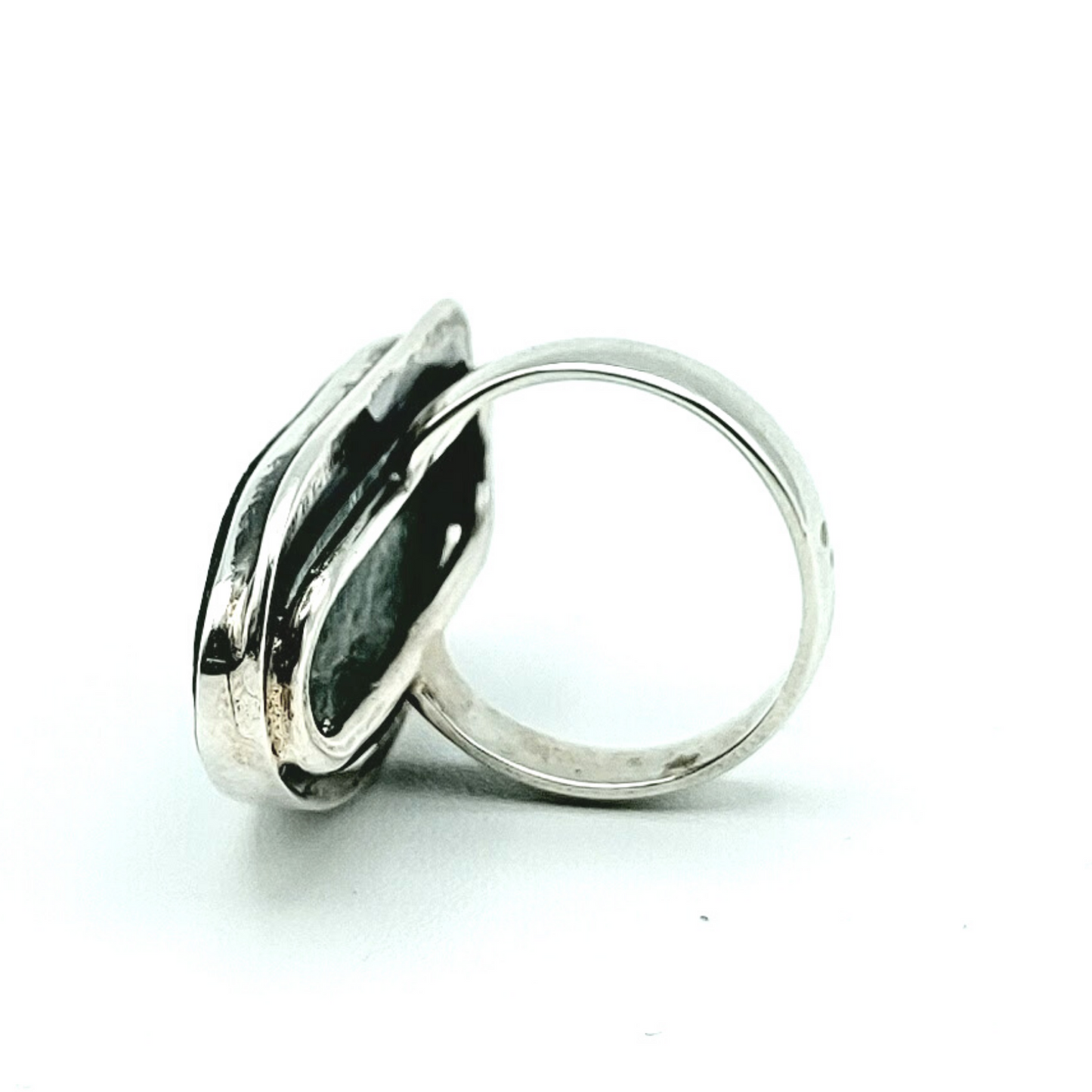 Fuchsit-Ring, Freeform, Designerarbeit, GR. 59