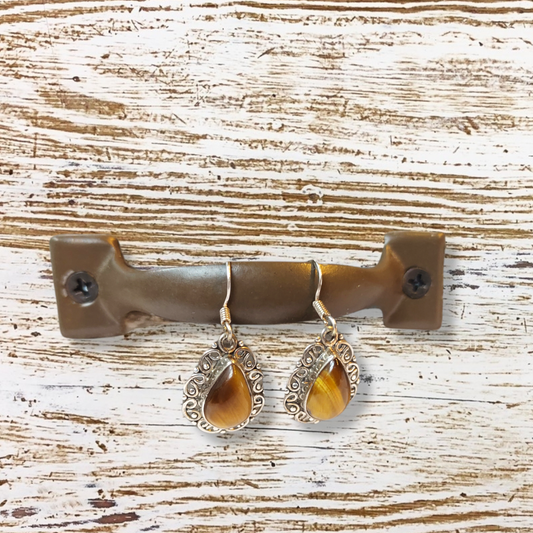 Tigerauge-Ohrhänger