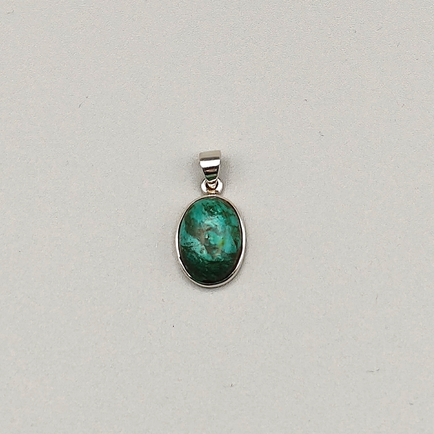 Türkis Anhänger, Oval, Cabochon