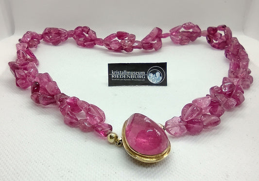 Rubellith-Kette, geflochten - Scholz GmbH