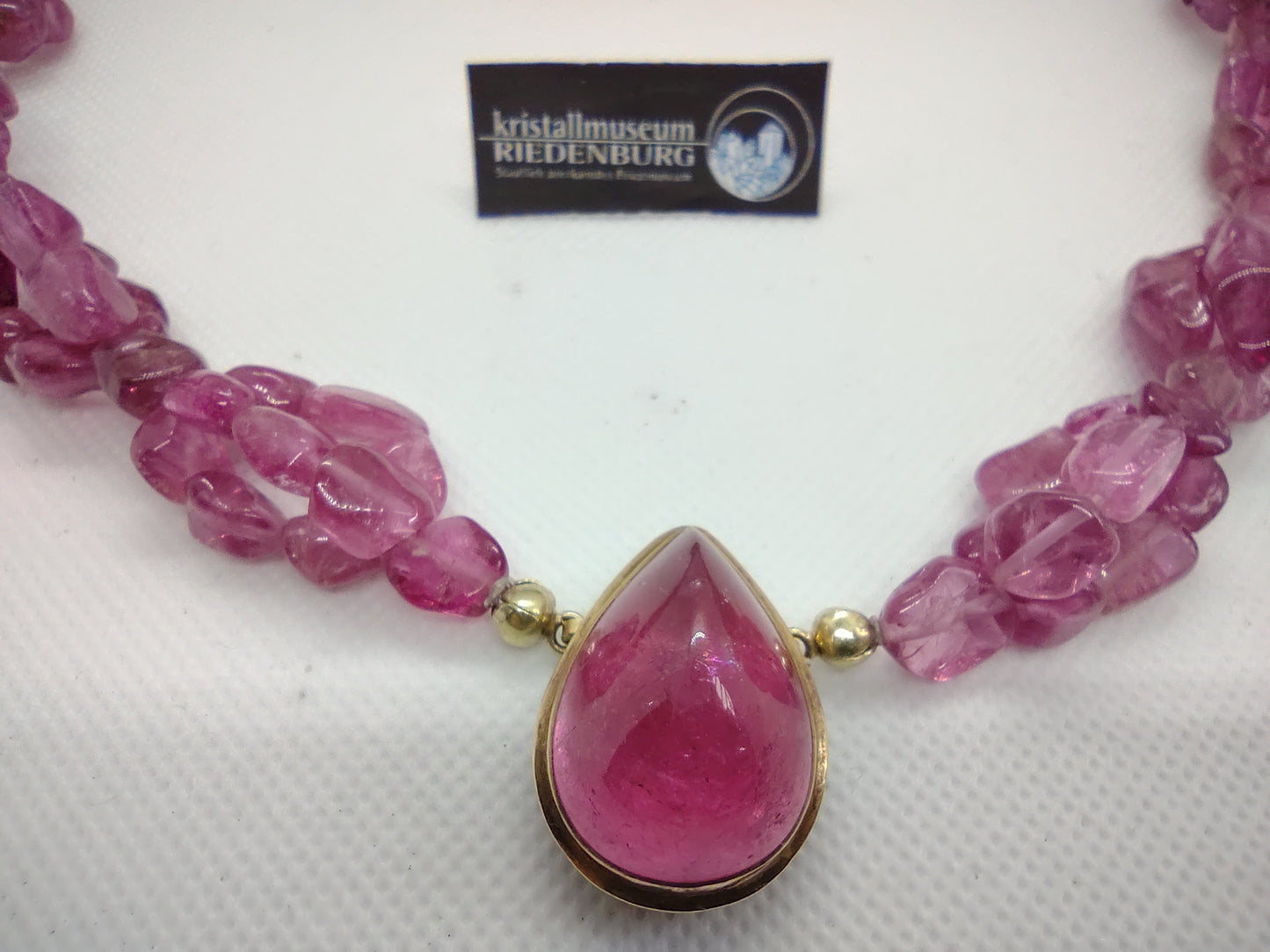 Rubellith-Kette, geflochten - Scholz GmbH