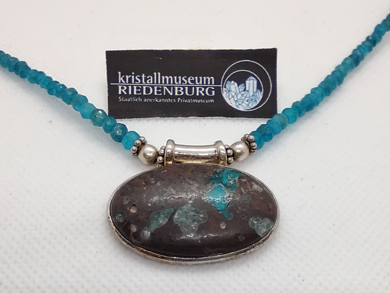 Apatit-Kette mit Cavansit-Anhänger - Scholz GmbH