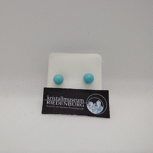 Türkis Ohrstecker mit Silber