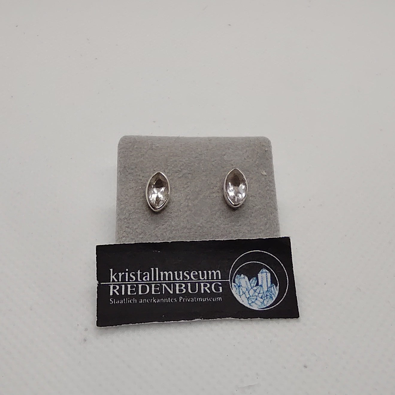 Bergkristall-Ohrstecker mit Bergkristall