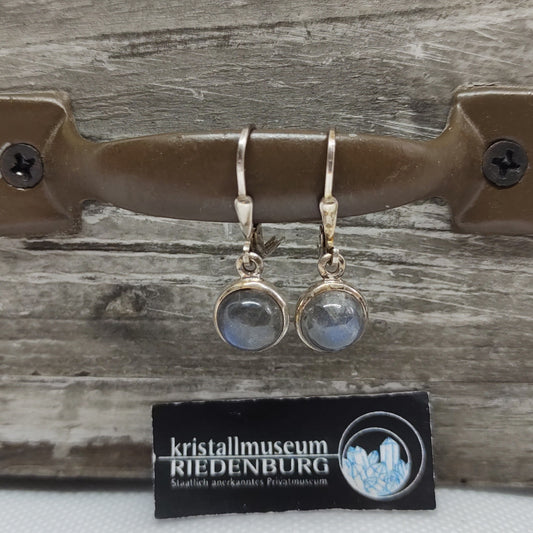Labradorit Ohrhänger in Silberfassung