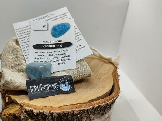 Aquamarin Trommelstein