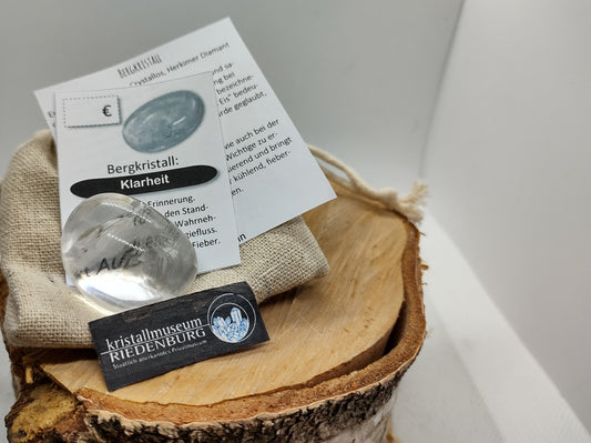 Bergkristall Trommelstein
