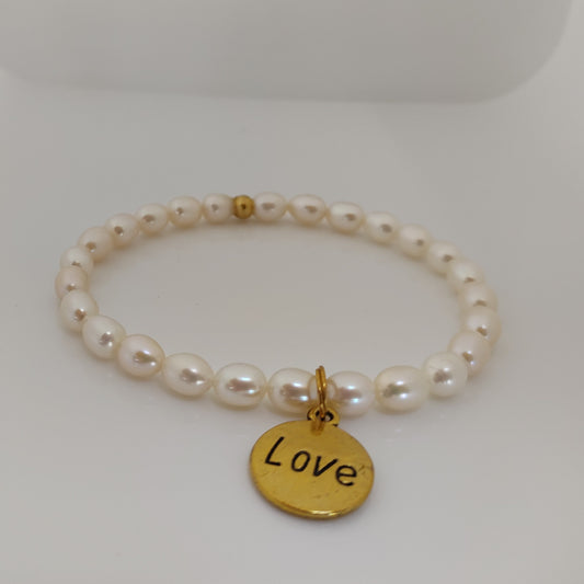 Süßwasserzuchtperlen Armband