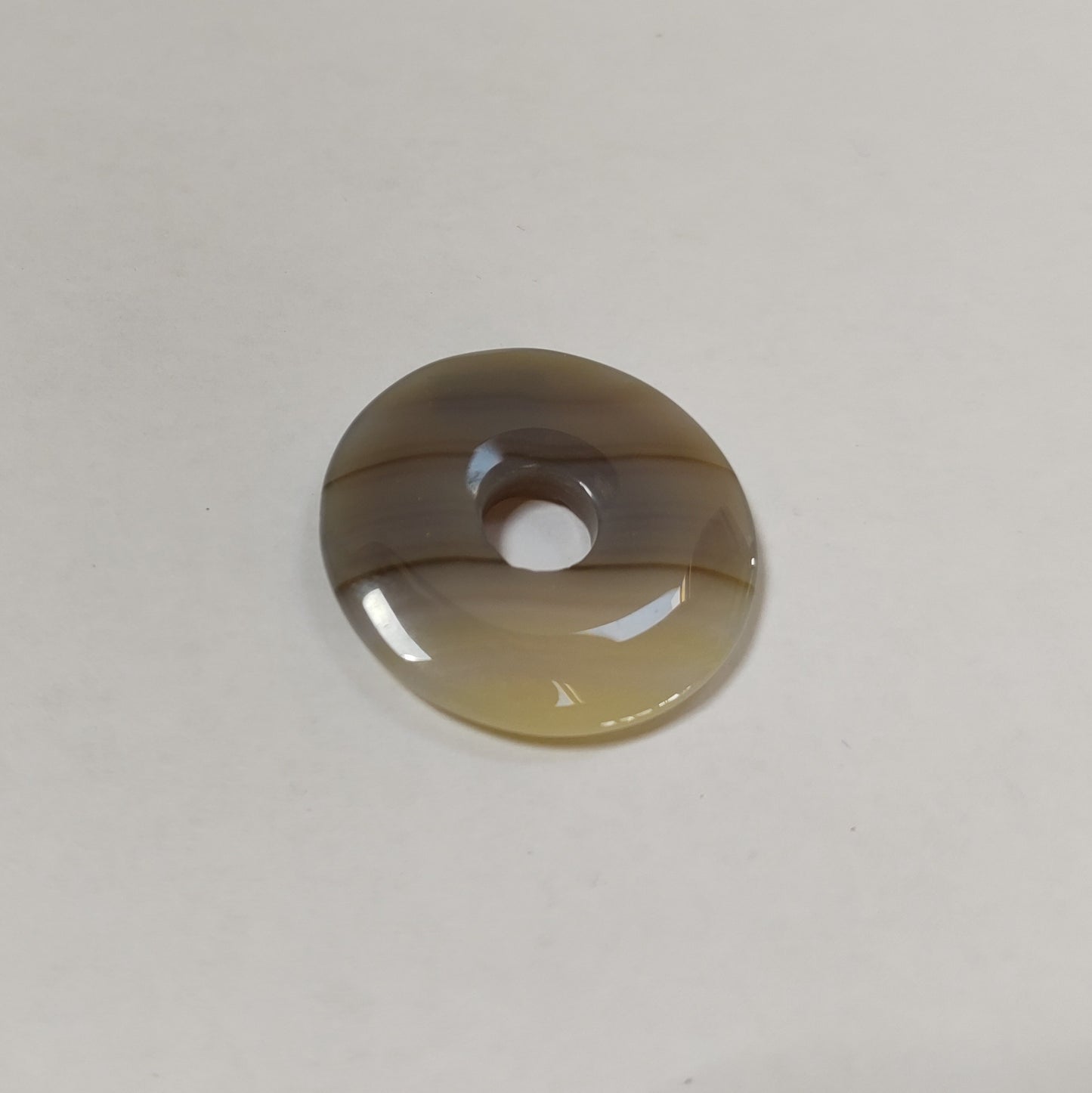 Edelstein-Donut, Achat, Ø 30mm