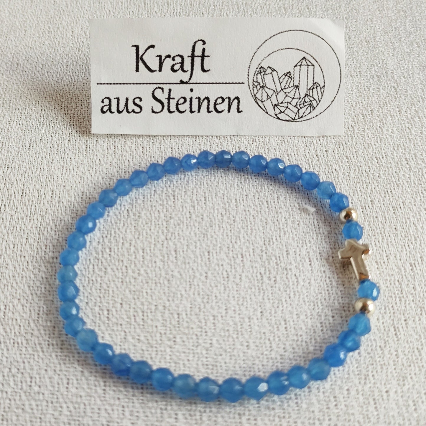 Achat, blau