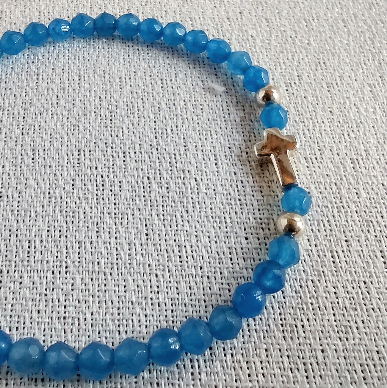 Achat, blau