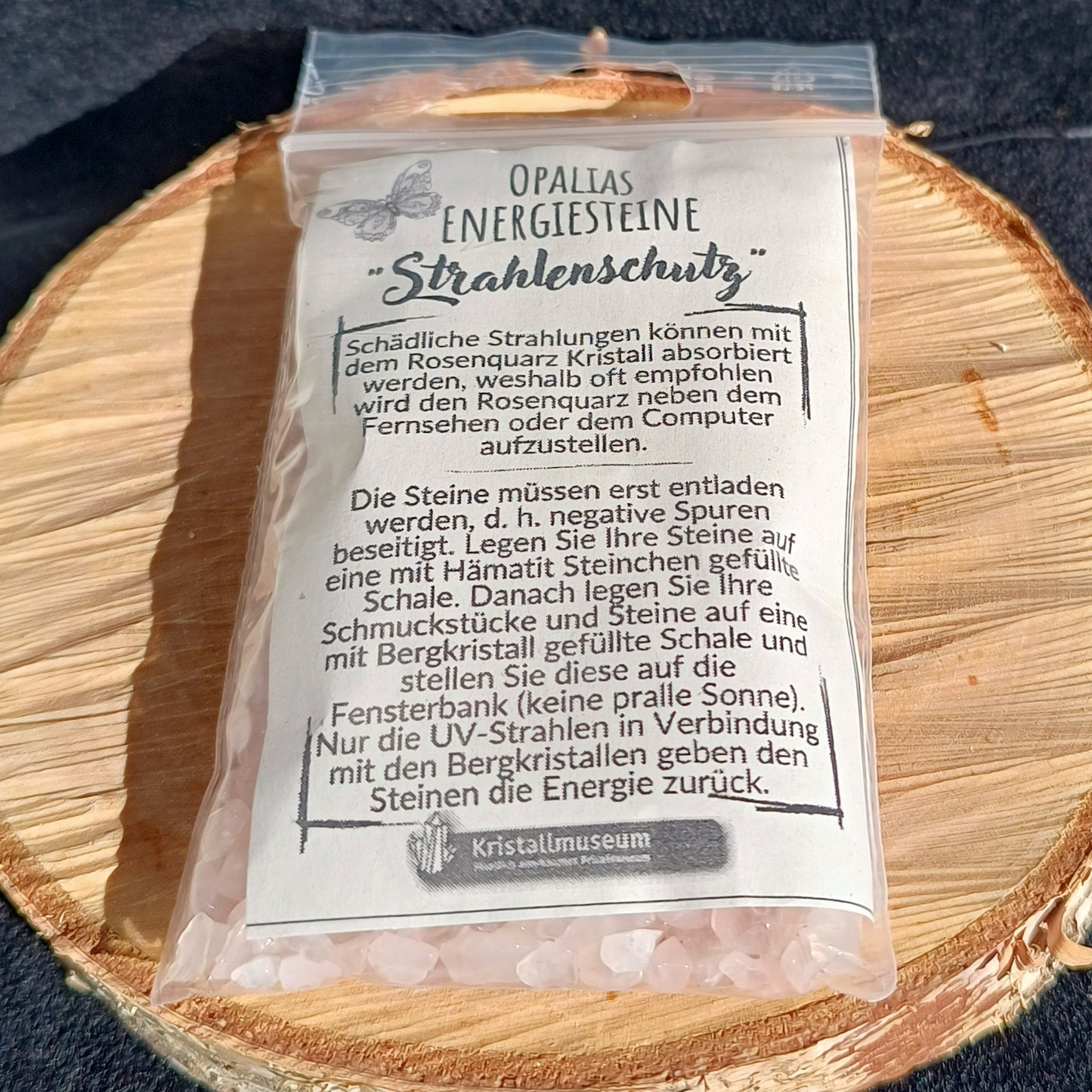Energiestrahlen-Schutz Rosenquarz