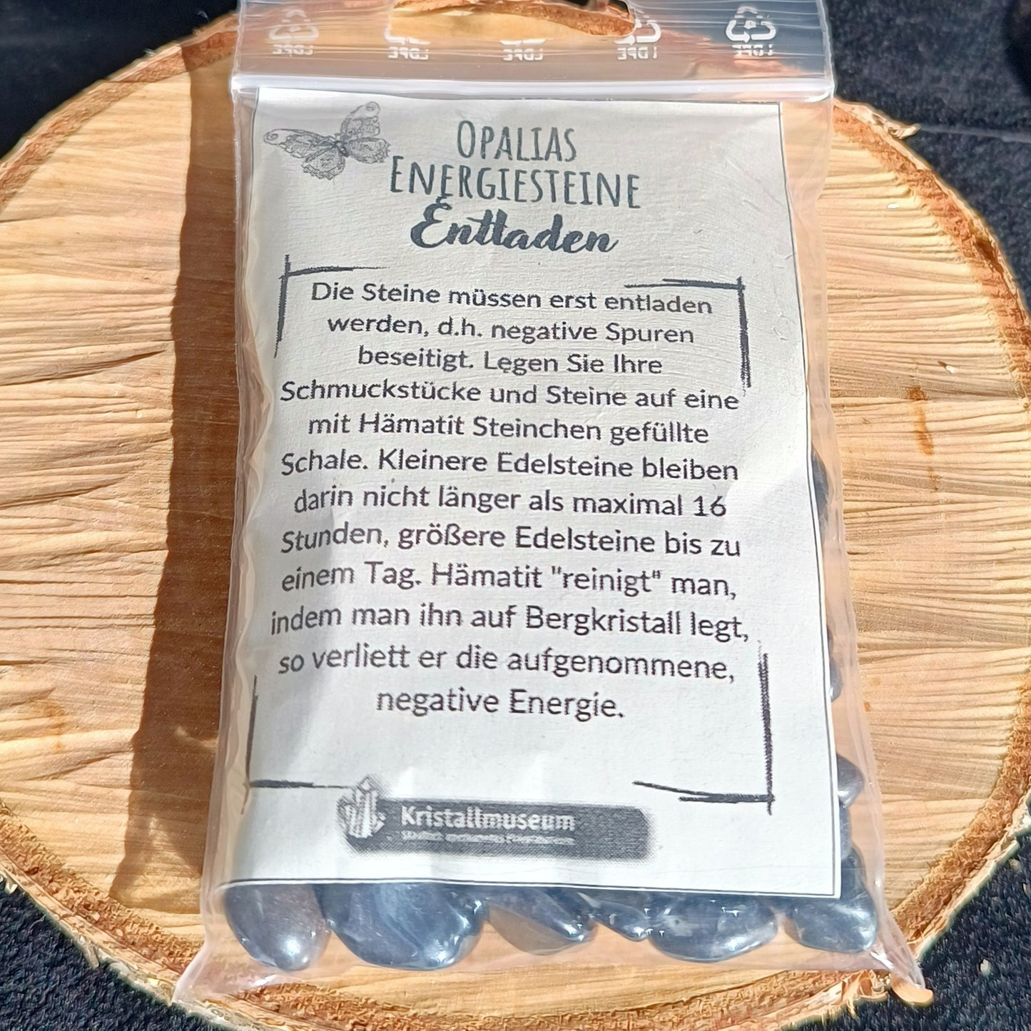 Entladesteine Hämatit
