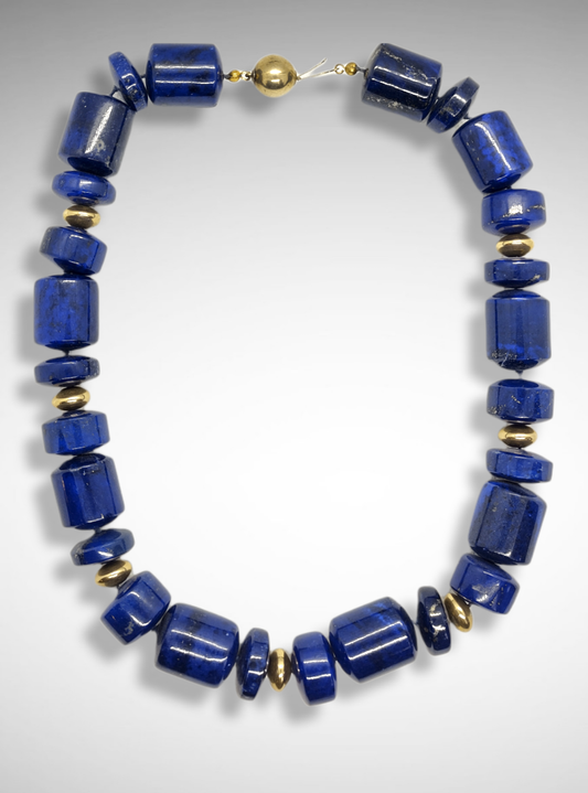 Lapislazuli Kette aus Afghanistan-Lapis
