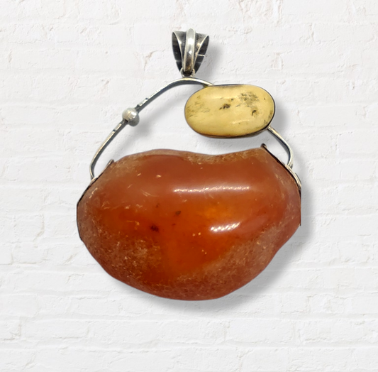 Designer Bernsteinanhänger